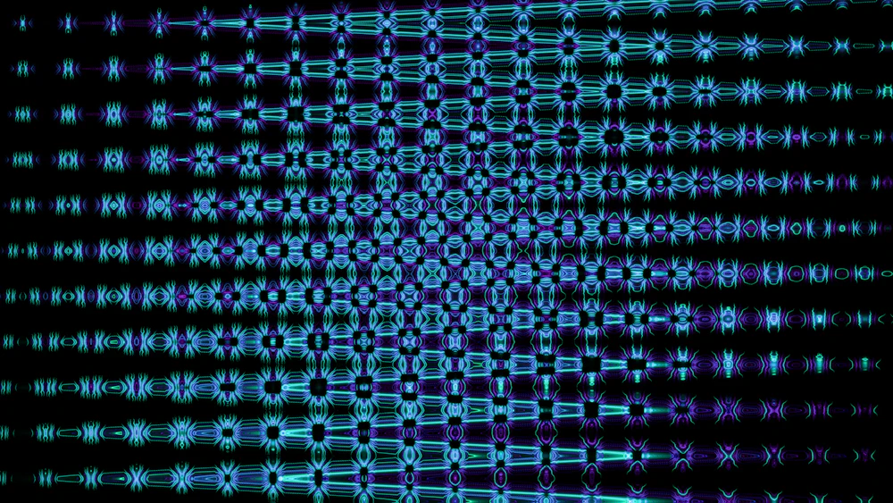 Abstract blue network illustrating links between regulated markets and blockchain rails