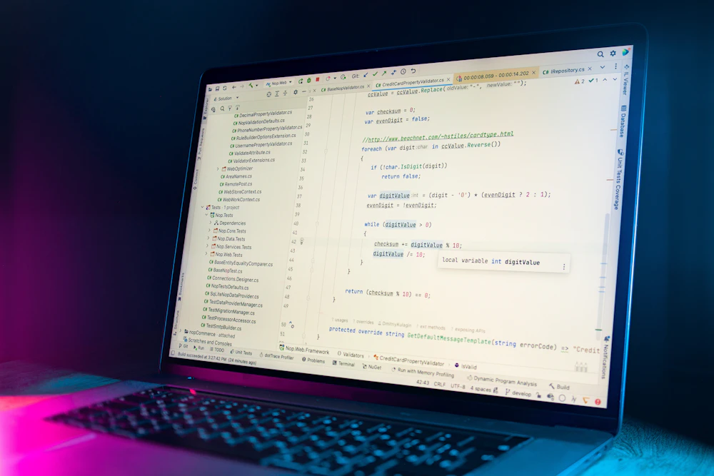 Blue-lit computer code illustrating the CLARITY Act test for control over decentralized finance protocols